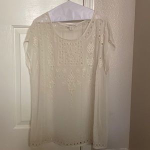 Coldwater Creek White Blouse
